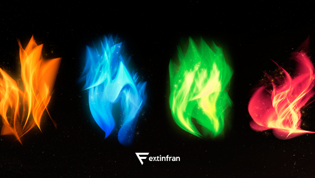 EXTINFRAN_BLOG_As Cores Diferentes das Chamas